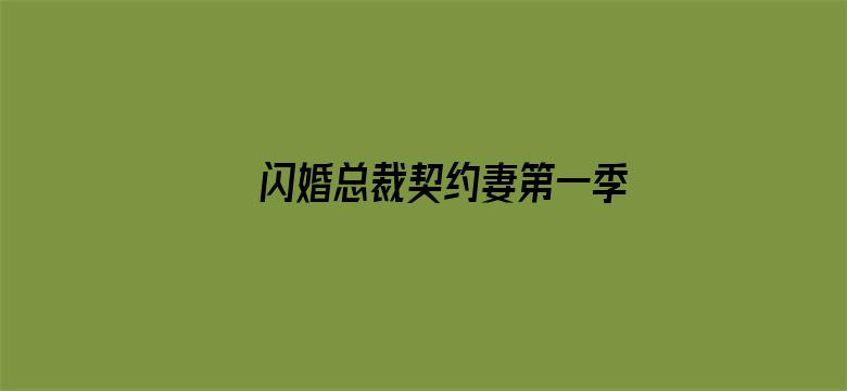 闪婚总裁契约妻第一季 命运的玩笑